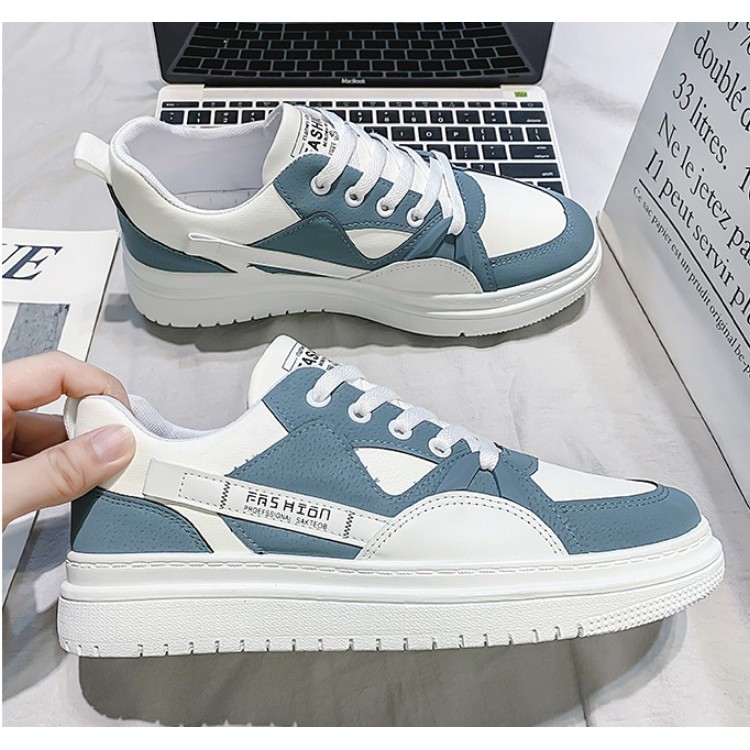 Giày Nam Cổ Thấp Thể Thao 2021 Sườn Chữ Phối Màu Siêu Đẹp AVISHOP - 405