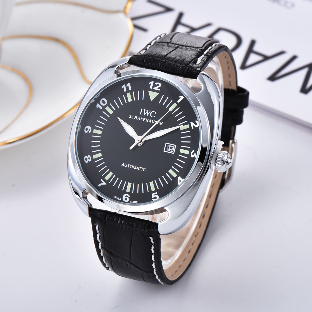 Đồng Hồ Đeo Tay Dây Da Thời Trang Sang Trọng Cho Nam