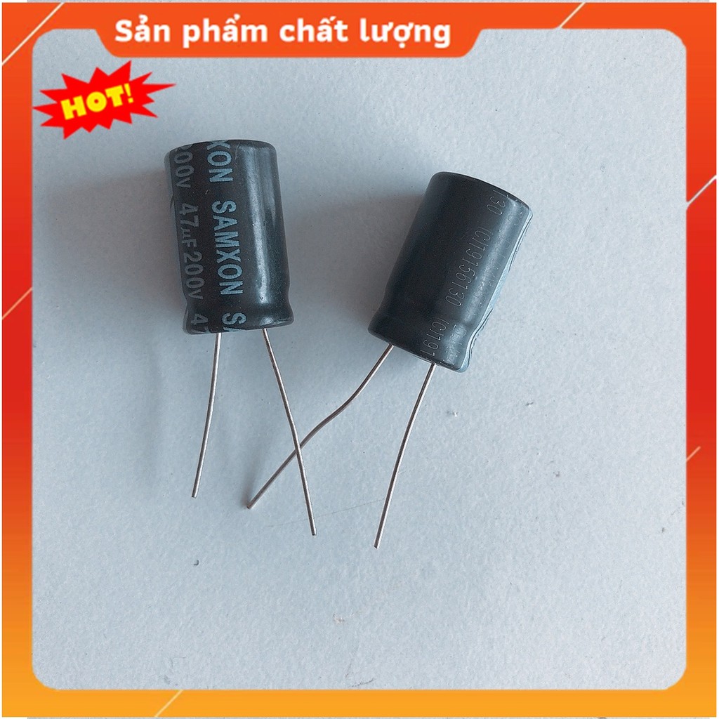 LOẠI TỐTTụ Điện Nhôm 200v 47uf Tụ nguồn cho máy nhật