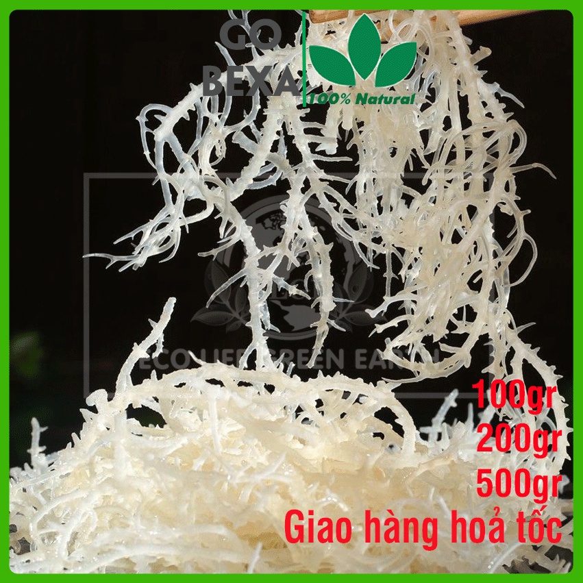 Rong sụn biển thiên nhiên Nha Trang trắng khô ☘Gói 100 gr, 200 gr, 500 gr