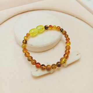 Vòng tay hổ phách Amber Úc hàng chuẩn thiên nhiên