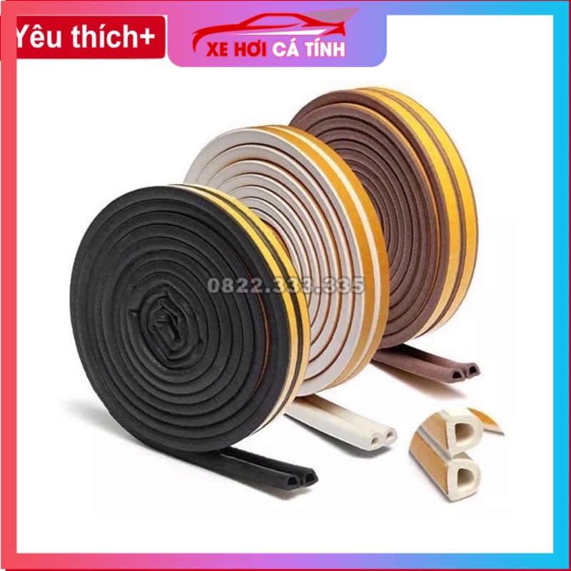 Doăng D, gioăng dán cửa gỗ, gioăng giảm trấn, gioăng chống ồn cánh cửa nhà, gioăng chống bụi, ron D, ron cao su cửa gỗ