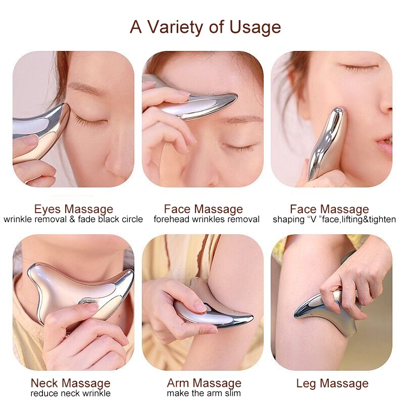 [Hàng mới về] Máy massage nâng cơ mặt sử dụng dòng điện siêu âm EMS hiệu quả chất lượng cao