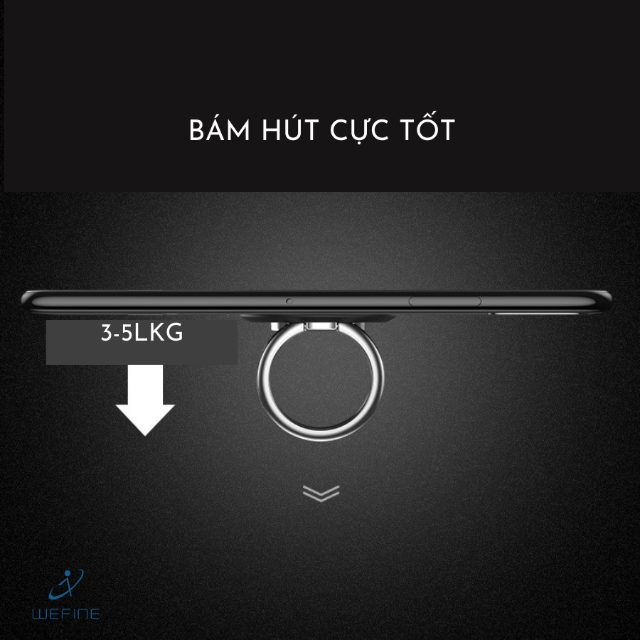 Giá Đỡ Ring Phone Dạng Nhẫn Tròn Gắn Điện Thoại Wefine