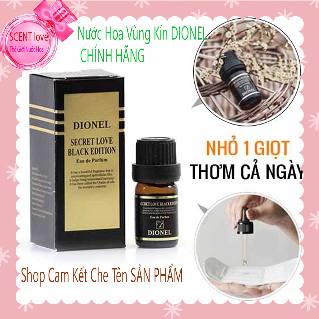 Nước Hoa Vùng Kín Dionel Secret love Hương Thơm Quyến Rũ Bí Ẩn 5ml - Scent love