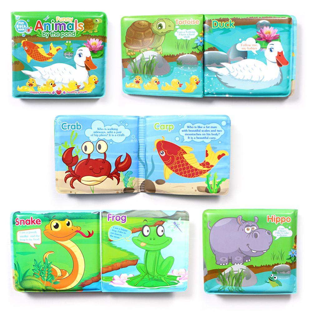 Sách Nổi Bằng EVA Mềm Không Thấm Nước Vui Nhộn Giáo Dục Sớm Cho Bé AUGUSTINE Bath Books