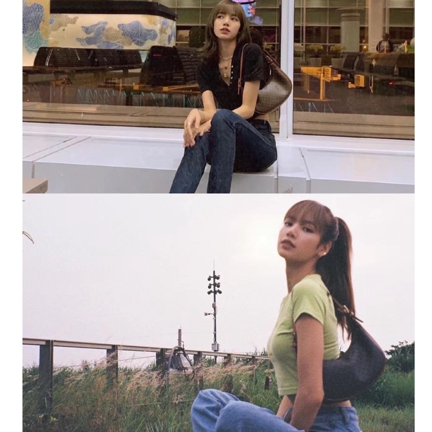 Ce 2021 Túi Xách Đeo Vai Đơn In LOGO Lisa Same AVA Mới