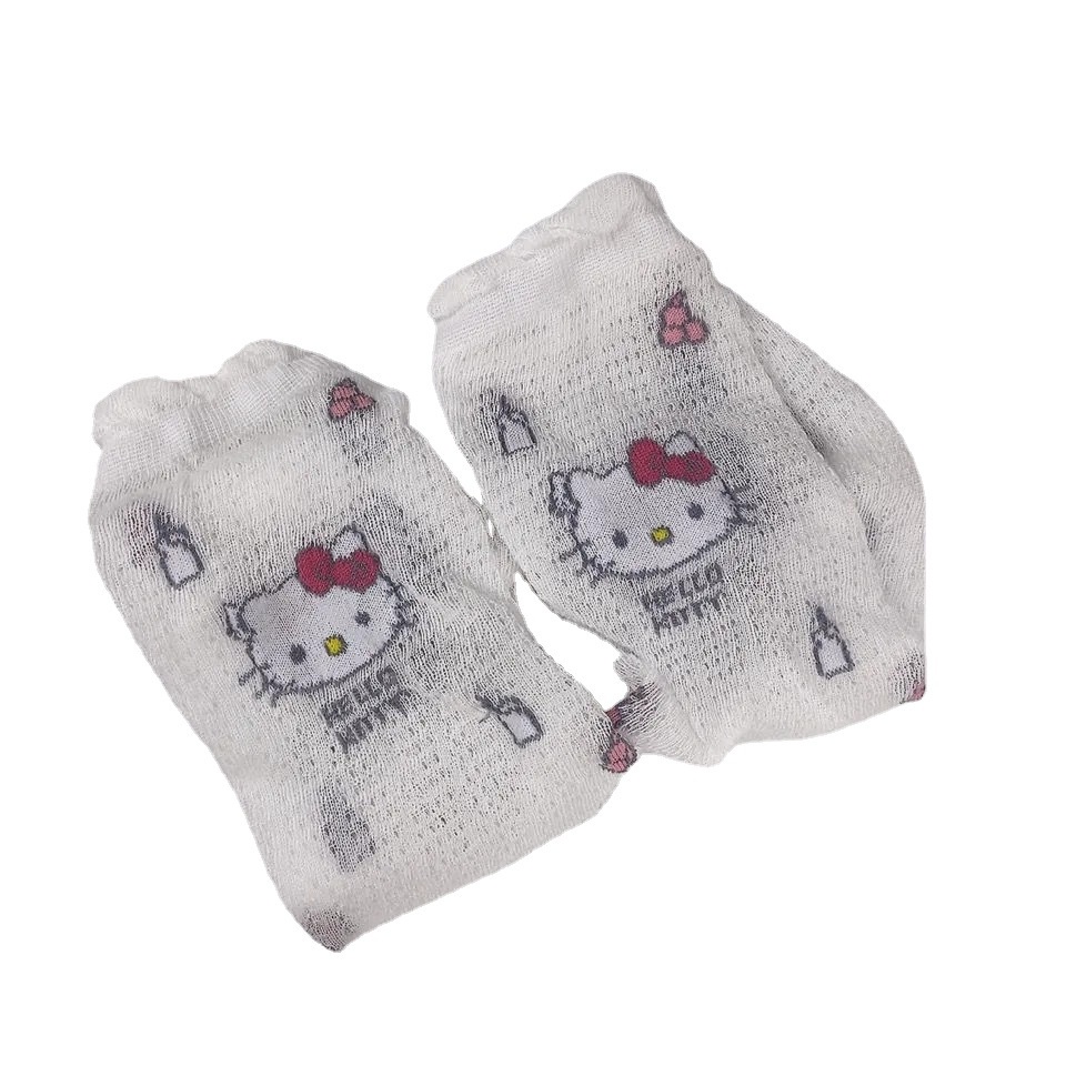 Tay Áo Chống Nắng Ren Lưới Hoạt Hình Hello Kitty Xinh Xắn