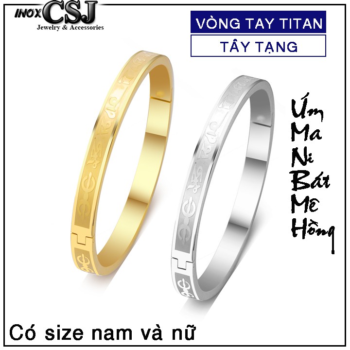 Sỉ VÒNG TAY TÂY TẠNG CHÚ OM MANI PADME HUM hình ovan LN124 - đeo tay vạn sự may