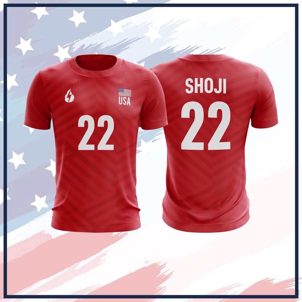 Áo Thun Bóng Chuyền Đội Tuyển Usa