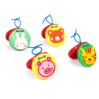 [Đồ chơi cảm thụ âm nhạc] Castanet - Phách Gỗ Cho Bé