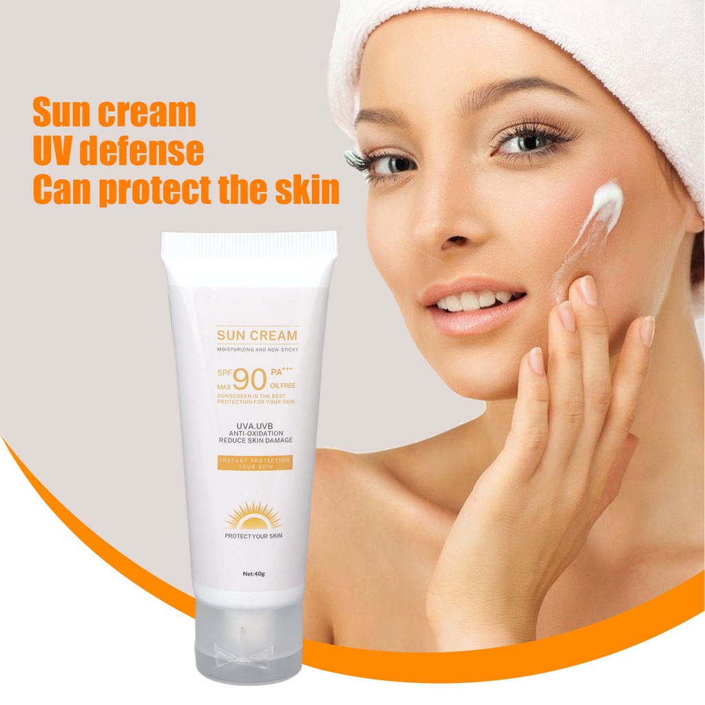 Neon074 UVA UVB Protection Sunscreen Water Resistant Refreshing Moisturizing Sunblock for Men Women 1.4oz Kem Chống Nắng Cho Da Dầu La