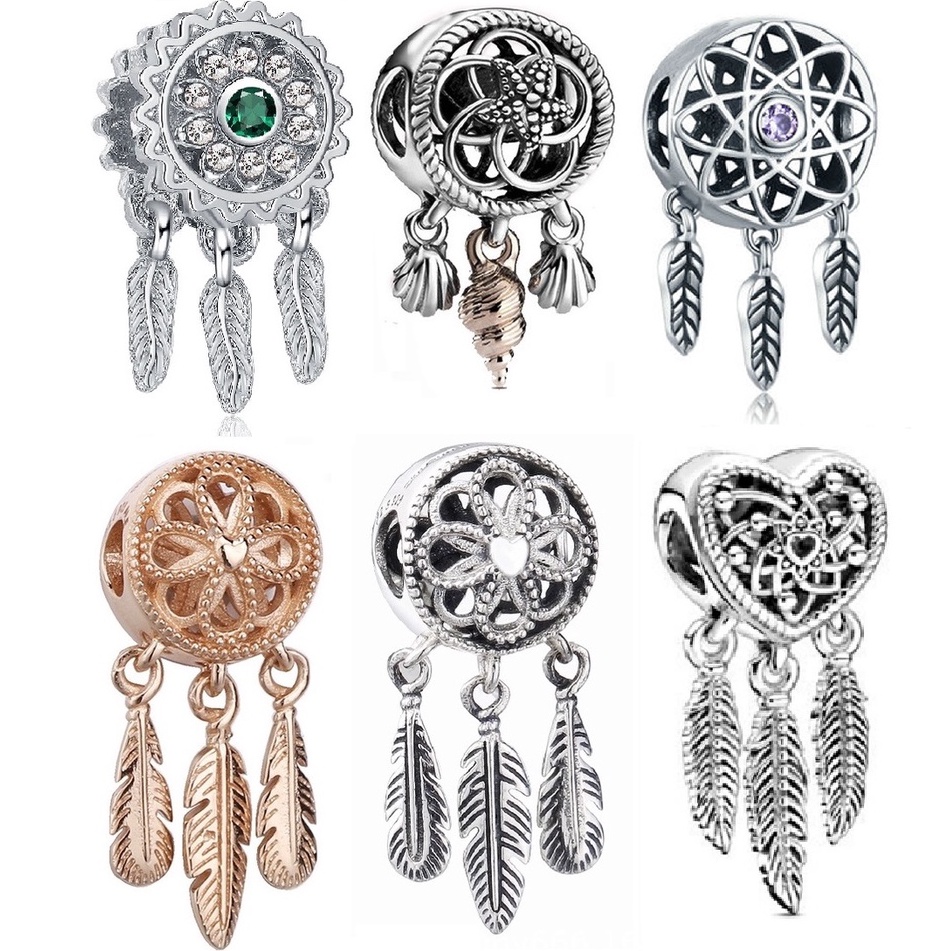 Hạt charms hình Dream Catcher -Linhcharms