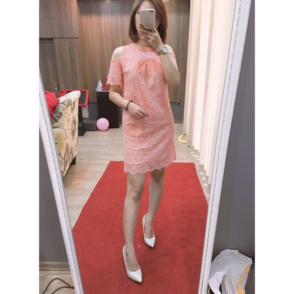 Đầm ren rớt vai Topshop