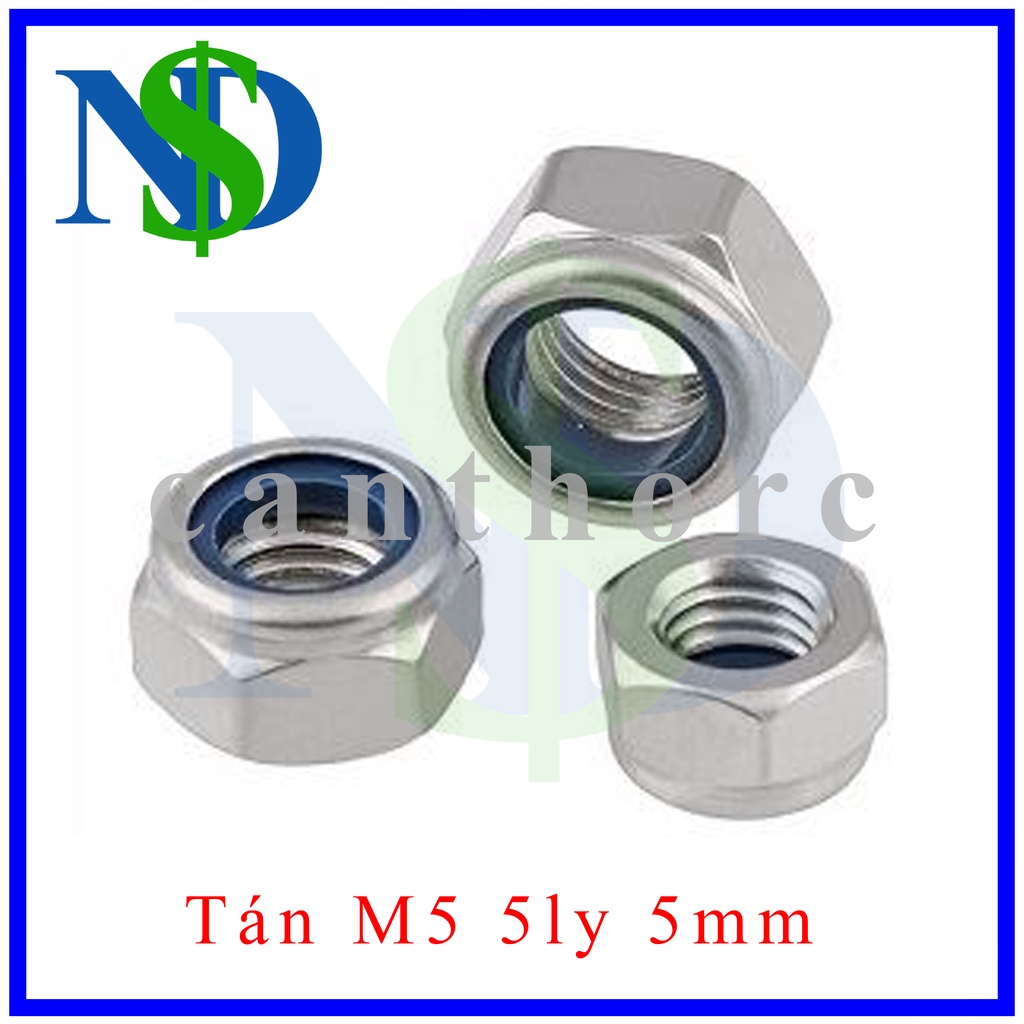 Ốc tán lock ốc M5 lỗ 5ly 5mm