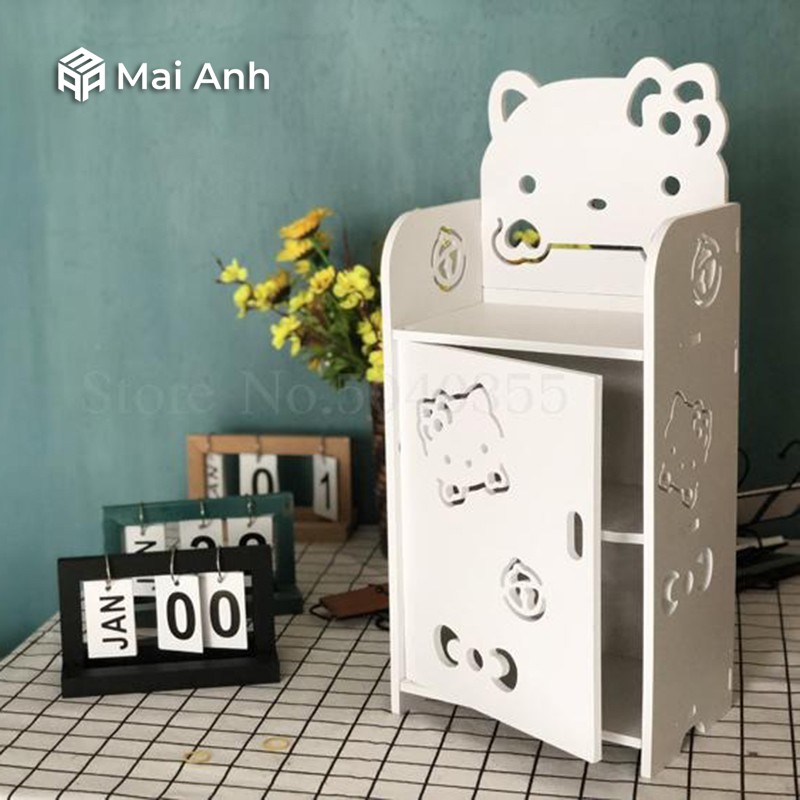 SIÊU RẺ - Kệ KITTY Có Cánh Tiện Lợi Xinh Xắn - 2048F8V2