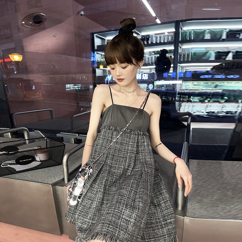 Đầm IELGY không tay phong cách Pháp cổ điển cho nữ