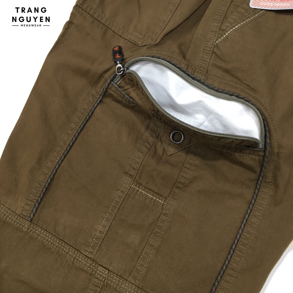 Quần Short Lửng Nam Kaki Túi Hộp Lưng Thun Form Rộng Co Dãn Cao Cấp ShK_THLT