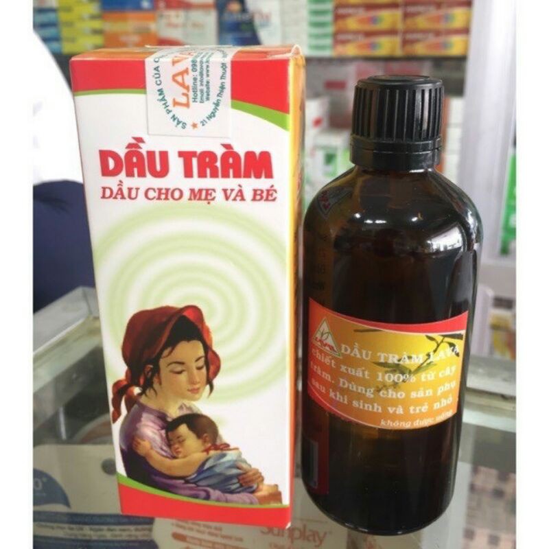 Dầu Tràm Lava cho mẹ và bé (chai 100ml)