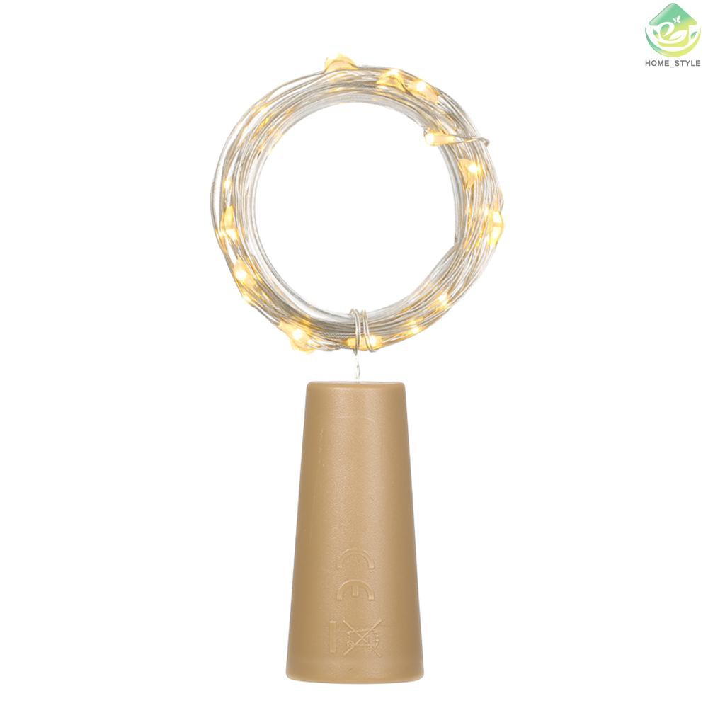 Dây đèn led 15 bóng 4.5V 1.2W 1.5m đựng trong chai có thể uốn xoắn trang trí bữa tiệc | BigBuy360 - bigbuy360.vn