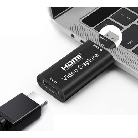 Đầu chuyển HDMI vào laptop, pc qua cổng USB, Video capture - Đầu ghi hình HDMI