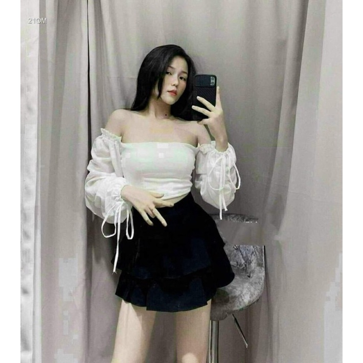 Áo bẹc vai tay rút siêu xinh-Q45