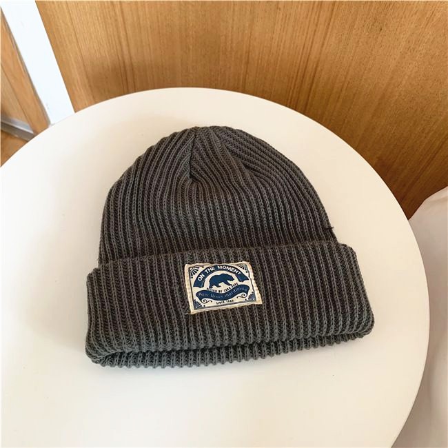 Mũ len thêu chữ Blackpink Lisa thời trang cho cặp đôi