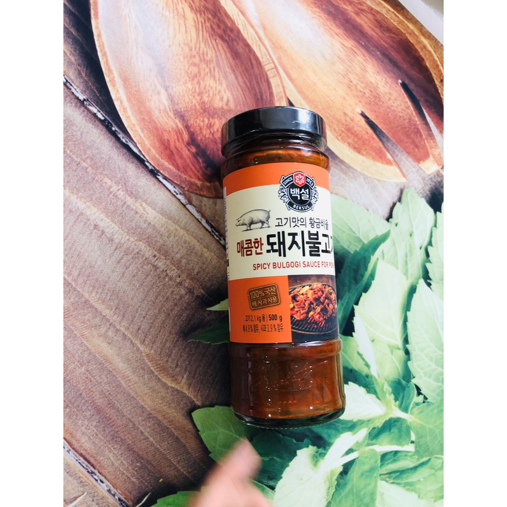 Sốt ướp thịt heo hàn Quốc Beksul 500g