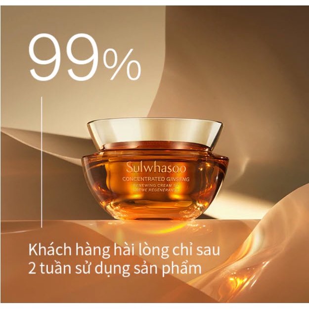 Kem dưỡng Sulwhasoo Concentrated Ginseng Renewing Perfecting Cream gói 1ml - chiết xuất nhân sâm , chống lão hóa