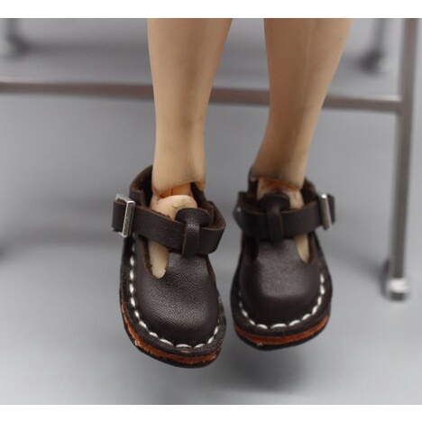 Giày Bốt Mini 3.6*1.6cm Cho Búp Bê 1/6