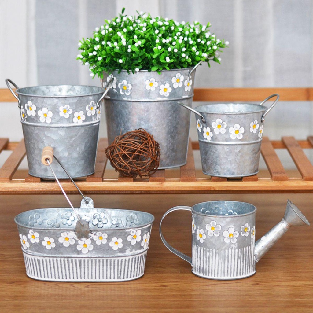 Giá Đỡ Chậu Cây Bằng Sắt Dùng Trang Trí Phong Cách Retro