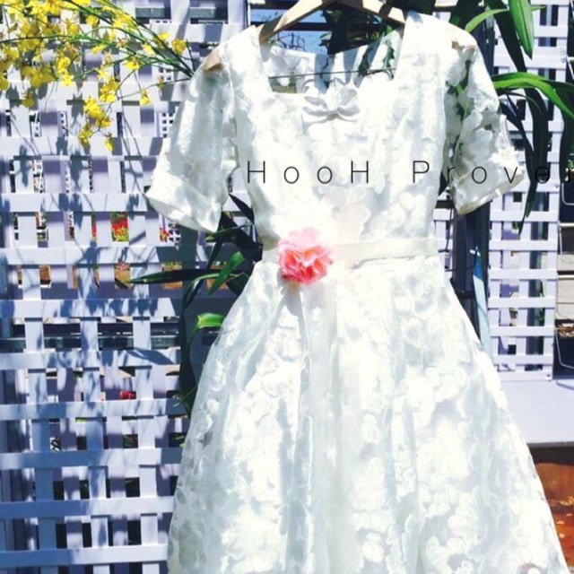 VÁY THIẾT KẾ VẢI ORGANZA CAO CẤP HOOH PROVENCE