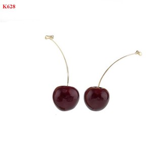 Mayconner BST Khuyên tai nữ bông tai trái cherry xinh xắn k628