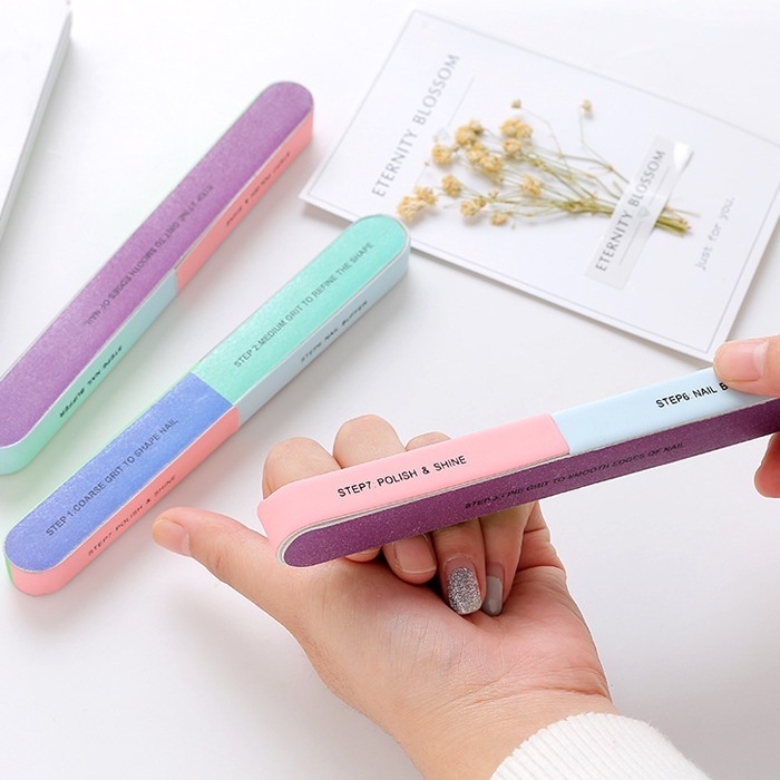 Dũa móng tay 7 mặt, dụng cụ làm móng chuyên dụng, tiện lợi GD222