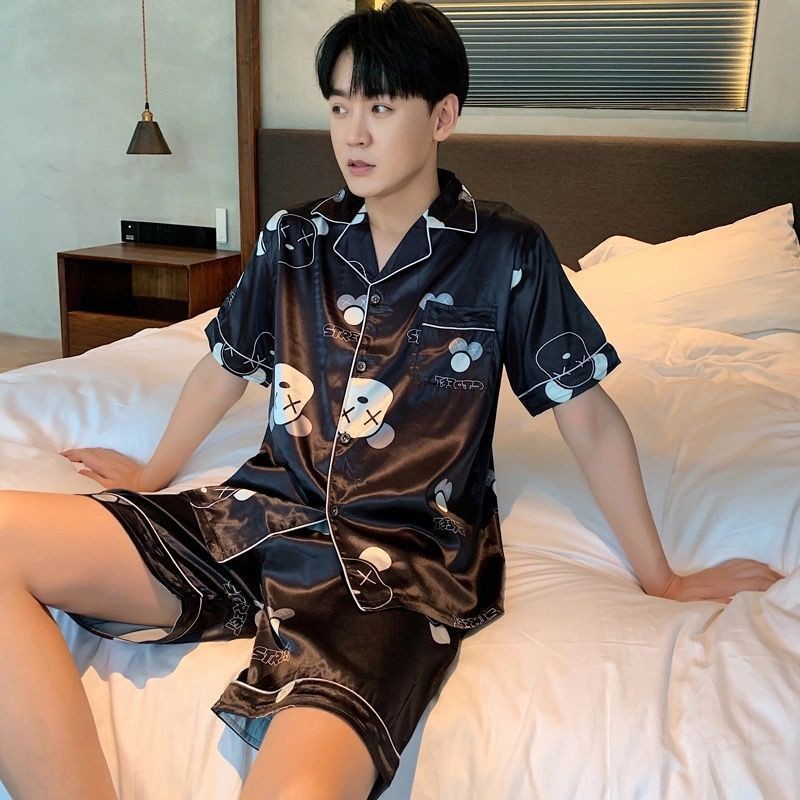 Bộ Đồ Ngủ Pijama Ngắn Tay Thời Trang Dành Cho Các Cặp Đôi | BigBuy360 - bigbuy360.vn