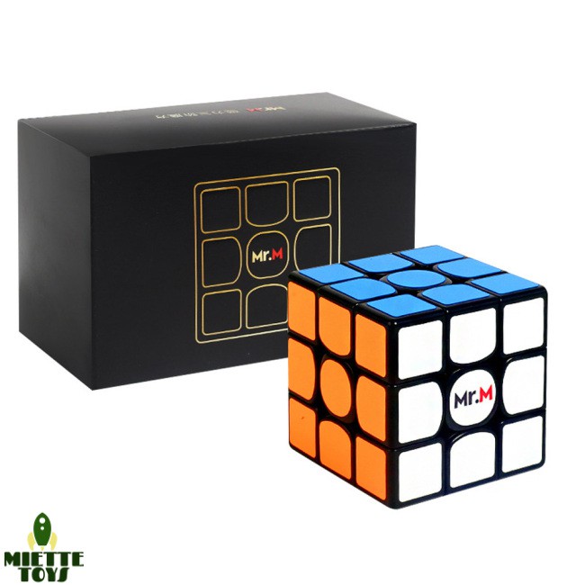 Khối Rubik 3x3 X 3 M Có Nam Châm Màu Đen Cao Cấp