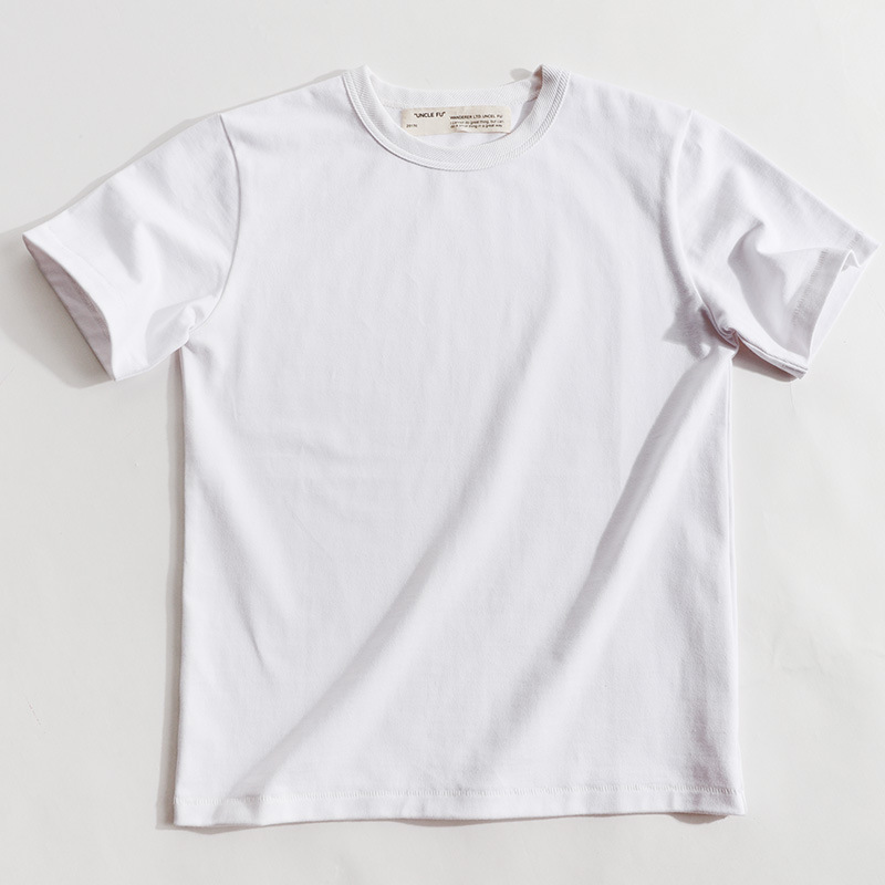 Áo thun MADEN tay ngắn cotton dày đơn giản phong cách thời trang vintage