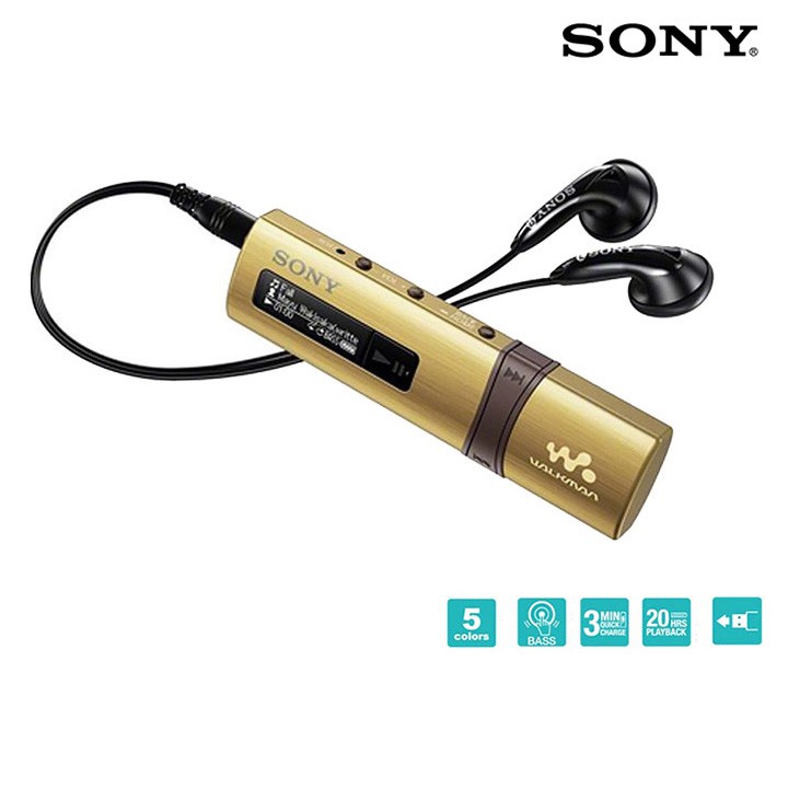 Máy nghe nhạc Sony Walkman NWZ-B183F [4GB] | Hãng phân phối | Bảo hành chính hãng 12 tháng toàn quốc