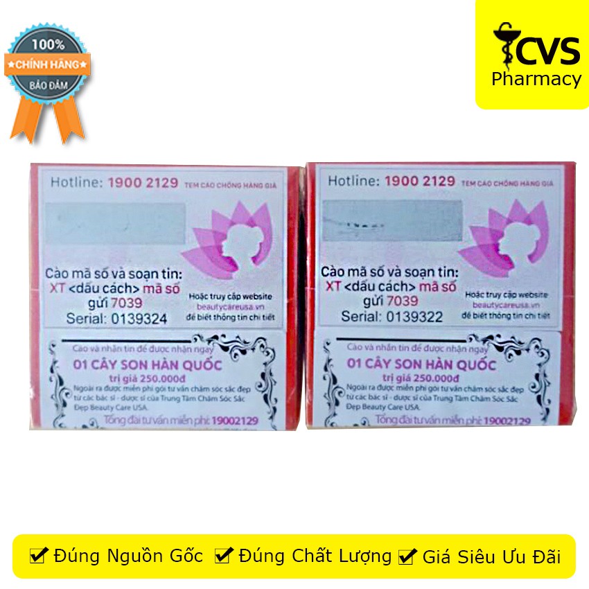 Viên Uống DOUBLE WHITE - Giúp Dưỡng Trắng Da, Đánh Bay Vết Nám (Lọ 60 viên)