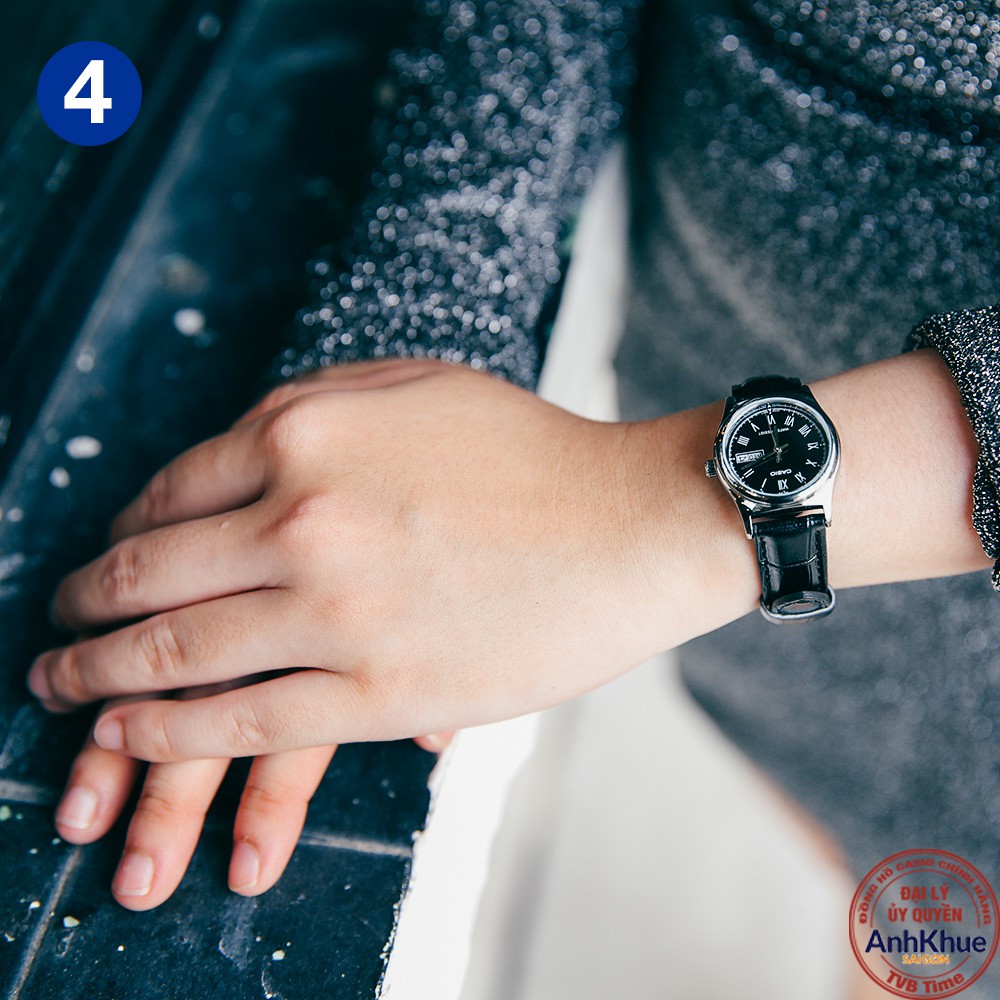 Đồng hồ nữ dây da Casio Standard chính hãng Anh Khuê LTP-V006 Series (25mm) | BigBuy360 - bigbuy360.vn