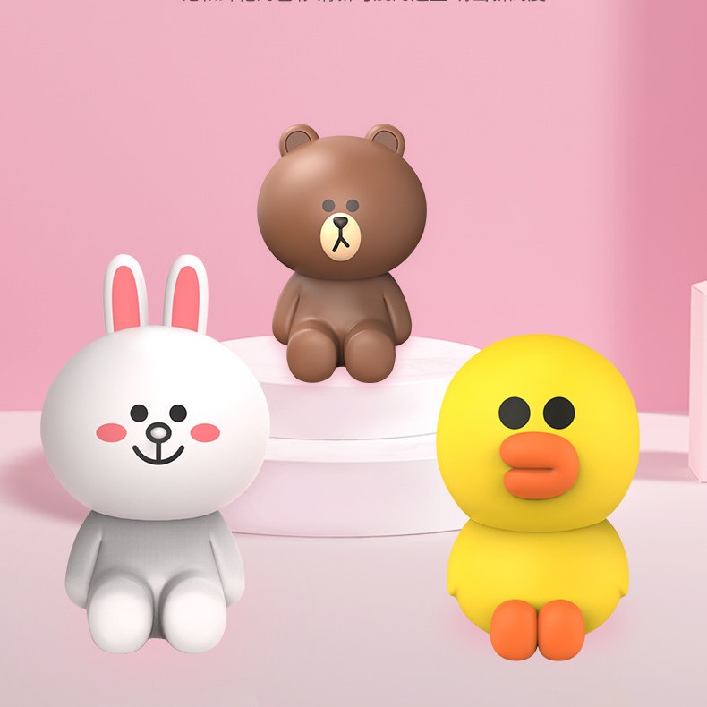 Phụ kiện khuếch tán nước hoa trên xe hơi hình gấu nâu hoạt hình sáng tạo