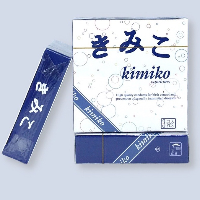 Combo 3 hộp bao cao su Strong men, michio, kimiko, gai nhỏ, siêu mỏng, ba con sâu