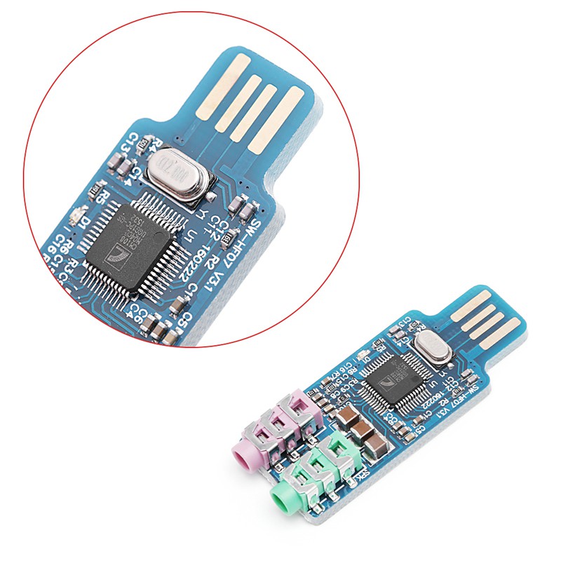 Mô-Đun Card Âm Thanh Laptop Máy Tính Kết Nối Usb