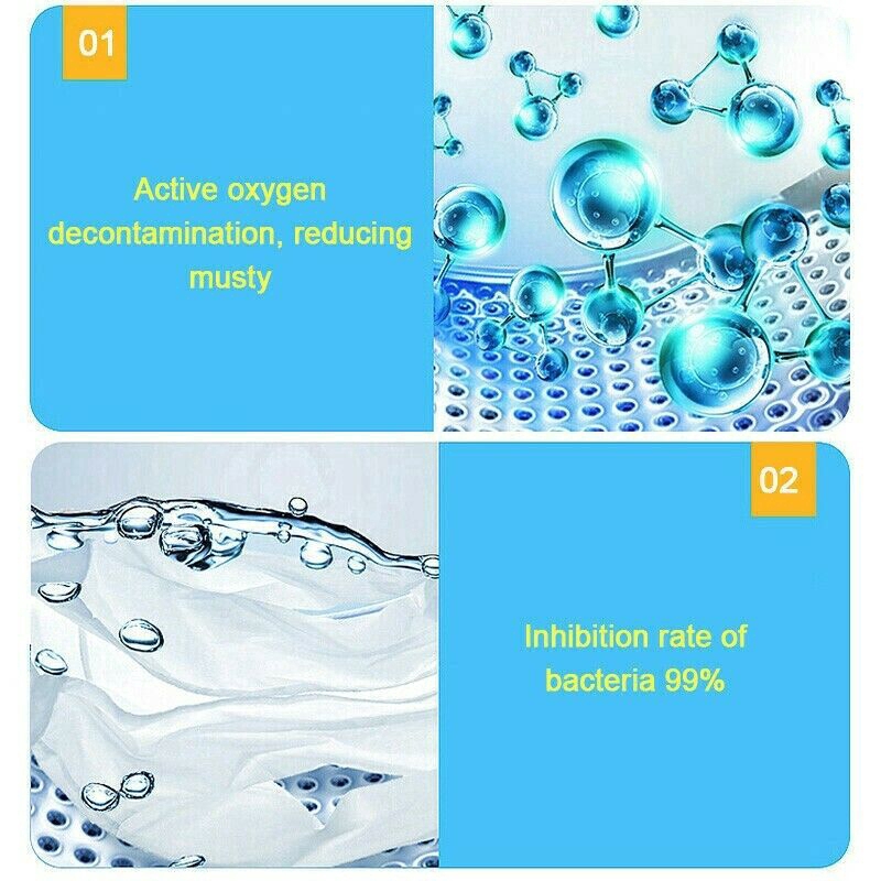 Set 5/10 viên hợp chất dùng để vệ sinh lồng máy giặt kiểu dáng tiện dụng
