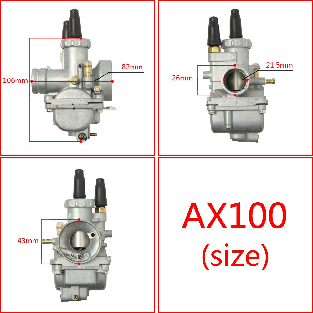 bình xăng （họng 21.5mm）Xipo 120， cho xe máy chất lượng cao tiện dụng AX100 XIPO RGV 120  AX100 AX 100D QJ100-M KW100-M 1994-2016