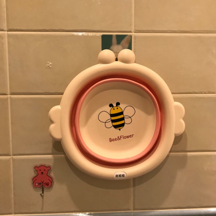 Chậu Tắm Bằng Nhựa Gấp Gọn Tiện Dụng Cho Bé