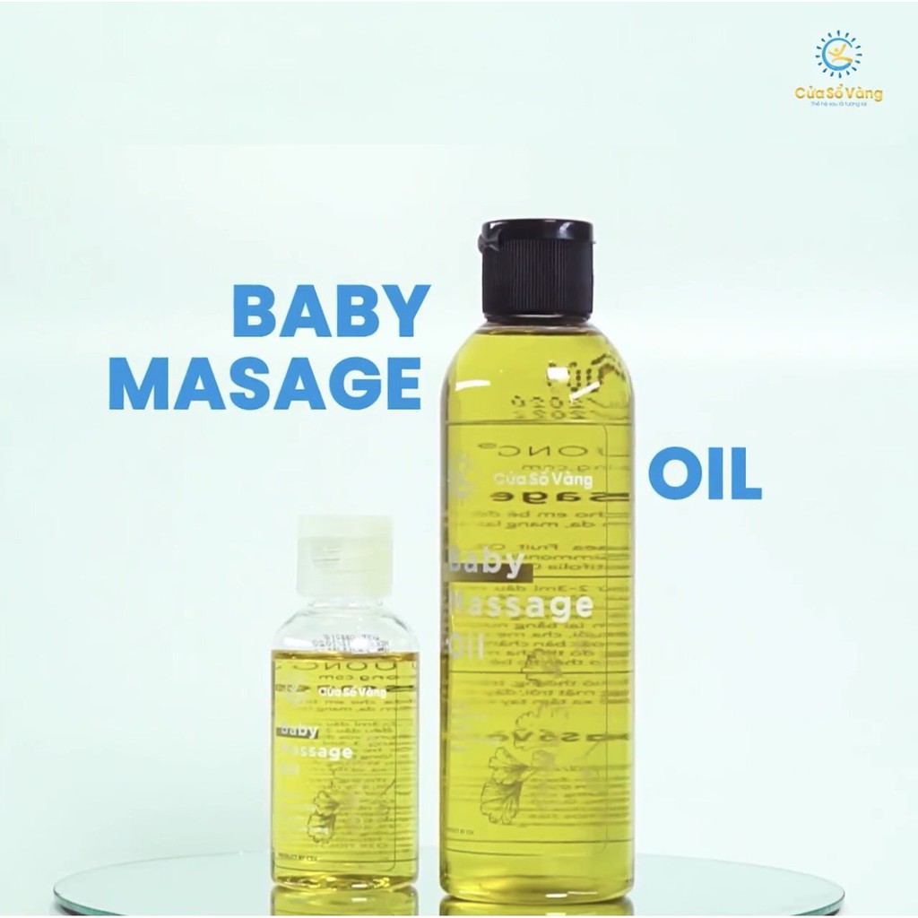 Dầu Massage Baby Cửa Sổ Vàng