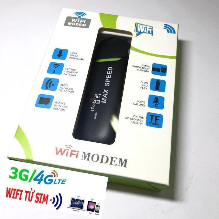 Giới thiệu BỘ PHÁT WIFI di động MAX SPEED, Phù hợp với người hay di chuyển, cần sử dụng Wifi mọi lúc mọi nơi