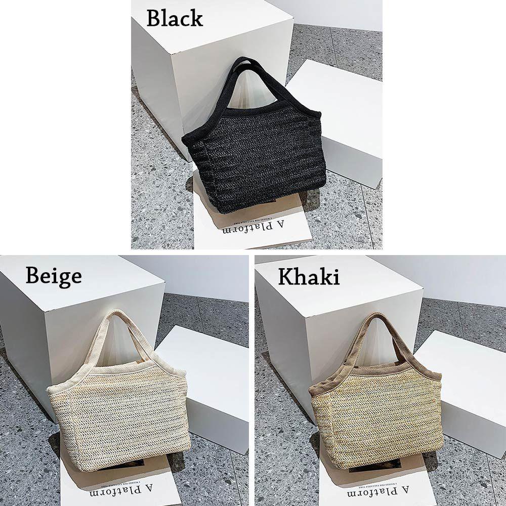Túi Xách Bucket Đan Rơm Thời Trang Đi Biển