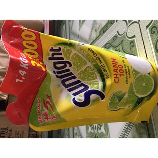 Nước rửa chén Sunlight chanh 100 1,4kg